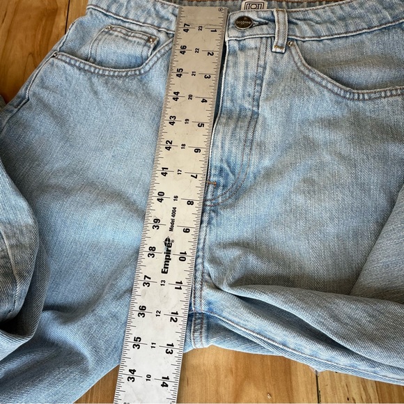 Toteme Jeans Flair Sz 27 Lightwashed Cotton Wide Leg - Picture 12 of 15